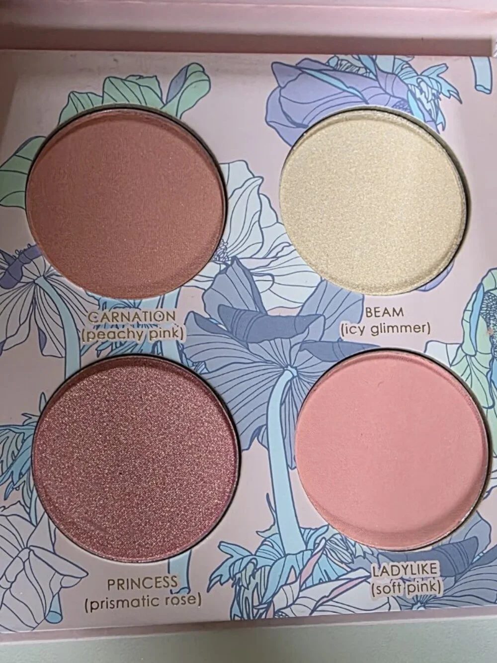 Seraphine Botanicals Geranium + Glow - Blush & Highlight Palette in Helio Pink